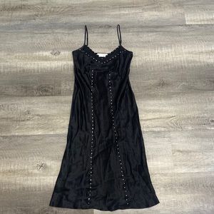 Midi silk dress